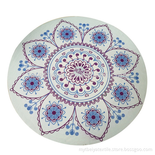 Promotional/Wholesale Customized Anti Slip Round Exercise Yoga Mat